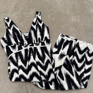 Black and White Maxi Dress